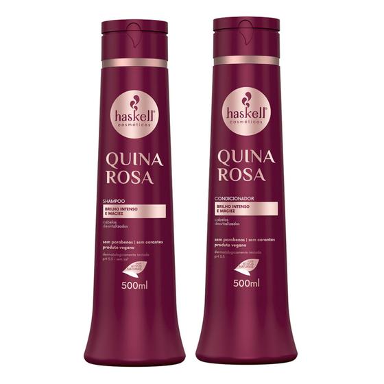Imagem de Kit Shampoo e Condicionador Quina Rosa Haskell