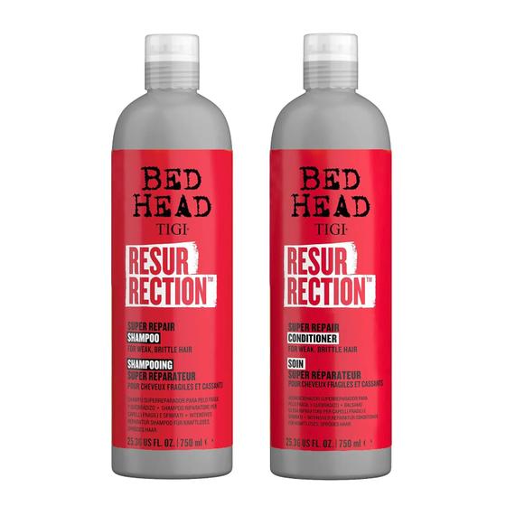 Imagem de Kit shampoo e condicionador resurrection 750ml bed head - tigi