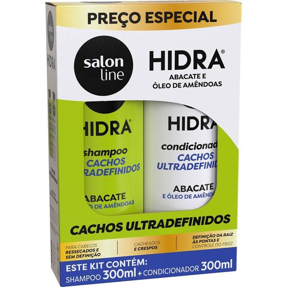 Imagem de Kit Shampoo e Condicionador Salon Line Hidra Cachos Ultra Definidos 300ml