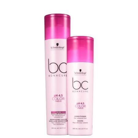 Imagem de Kit Shampoo e Condicionador Schwarzkopf Bonacure pH 4.5 Color Freeze Rich - Pequeno