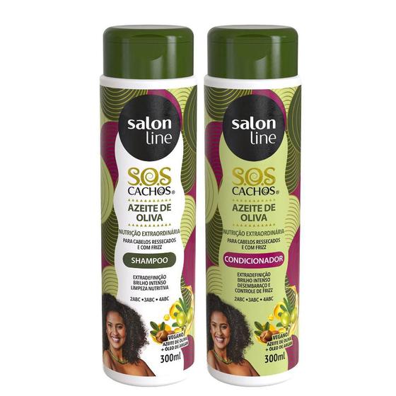 Kit Shampoo E Condicionador Sos Cachos Azeite De Oliva Salon Line S O S Cachos Kit Shampoo E Condicionador Magazine Luiza