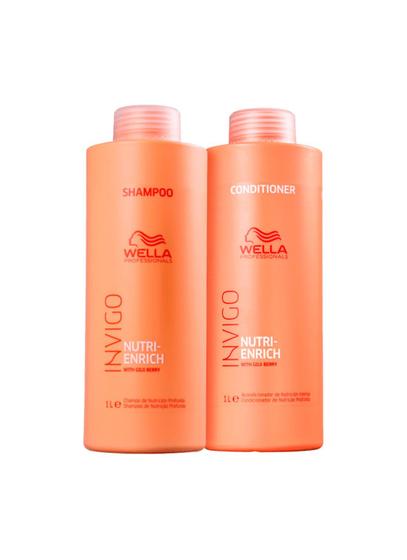 Imagem de Kit Shampoo e Condicionador Wella Invigo Nutri-Enrich Grande