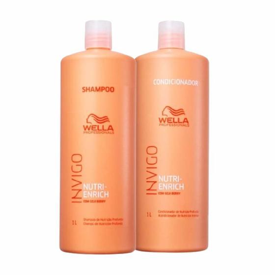 Imagem de Kit Shampoo E Condicionador Wella Nutri Enrich Invigo