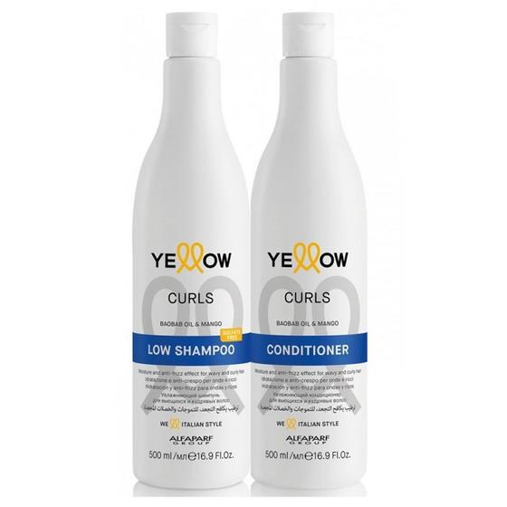 Imagem de Kit Shampoo e Condicionador Yellow Curls Pequeno