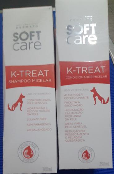 Kit shampoo e condicionadorpara cães Software K-TREAT - Soft Care - Kit ...