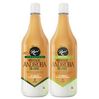 Imagem de Kit Shampoo e Máscara Condicionante Andiroba Bio Ativa Regarv