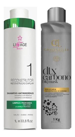 Imagem de Kit Shampoo E Máscara Reconstrução Capilar Profunda 2 Passos