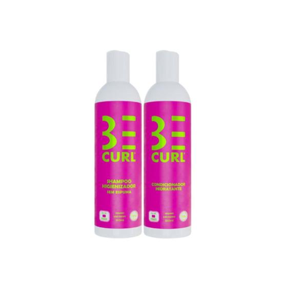 Imagem de Kit Shampoo Higienizador E Condicionador Be Curl (2X350Ml)