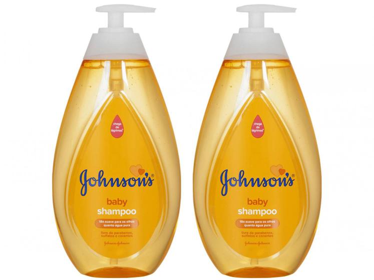 Kit Shampoo Johnsons Baby Regular 750ml Menor preço em Kit Shampoo Johnsons Baby Regular 750ml