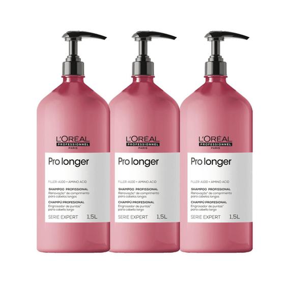 Imagem de Kit Shampoo L'Oreal SE Pro Longer - 1,5 L (3und)
