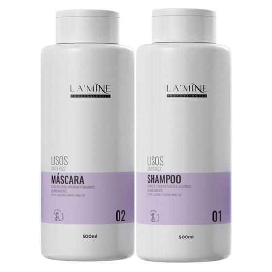 Imagem de Kit Shampoo + Máscara Capilar Lisos Lamine 2X500Ml