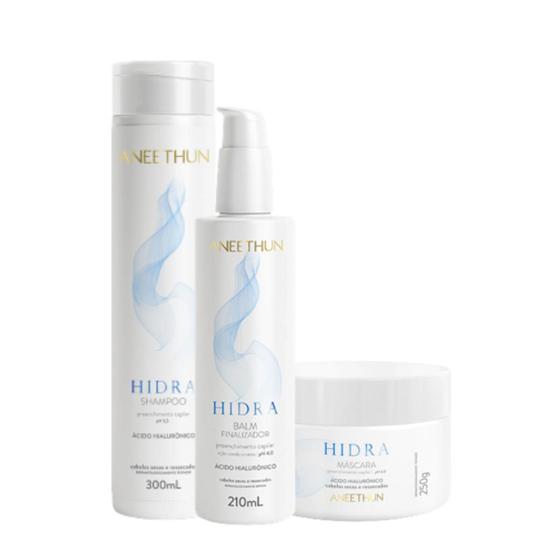 Imagem de Kit Shampoo, Máscara E Finalizador Hidra Aneethun