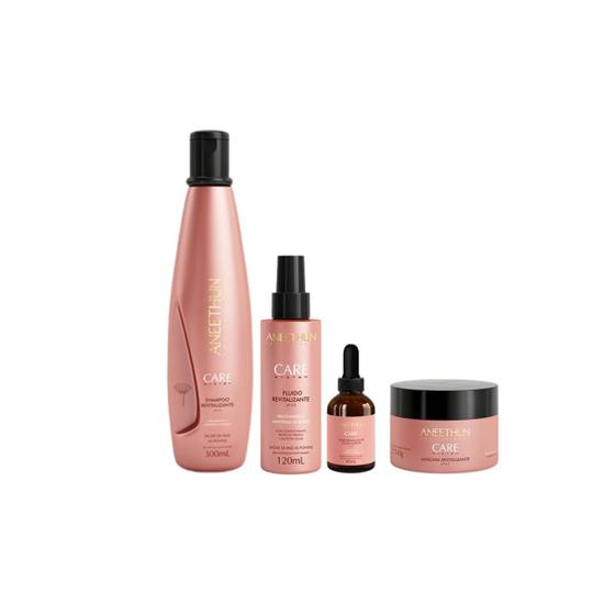 Imagem de Kit Shampoo Máscara e Fluído+Scalp Revitazante Aneethun Care