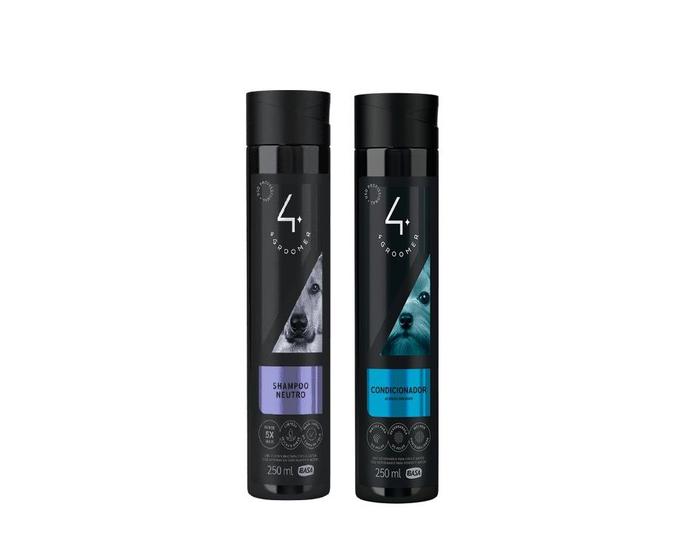 Kit Shampoo Neutro e Condicionador para Cães e Gatos Ibasa Menor preço em Kit Shampoo Neutro e Condicionador para Cães e Gatos Ibasa