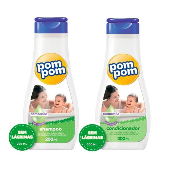 Imagem de Kit Shampoo Pom Pom Camomila 200ml + Condicionador Pom Pom Camomila 200ml