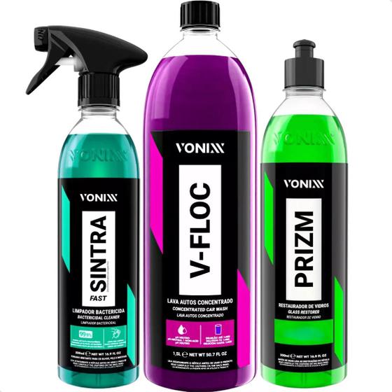 Imagem de Kit Shampoo V-floc Prizm Remove Chuva Ácida Sintra Fast