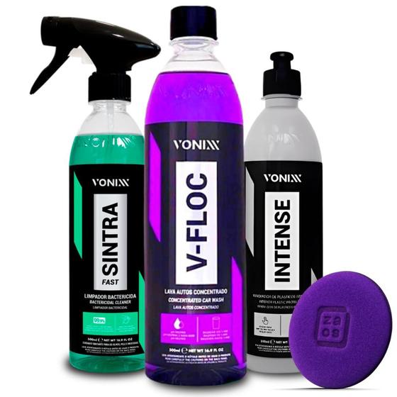 Imagem de Kit Shampoo V-Floc Sintra Fast Intense Vonixx + Aplicador Zacs