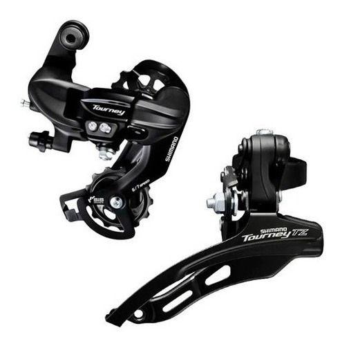 Imagem de Kit Shimano Tourney Câmbio Traseiro E Dianteiro Ty300/tz510