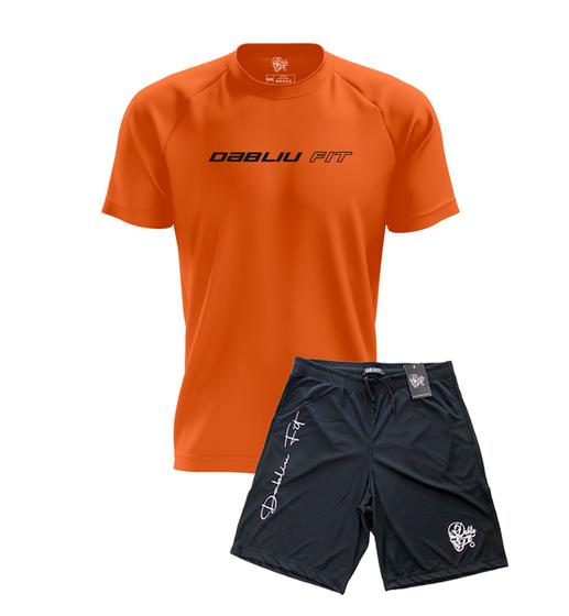 Imagem de Kit Short Praia Academia + Camisa Dry Fit - Dabliu Fit