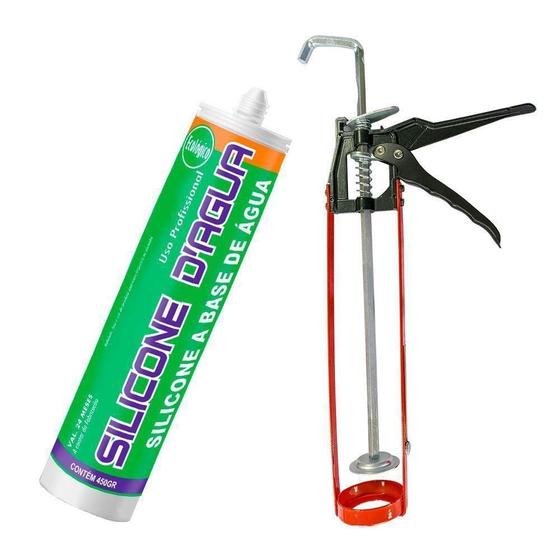 Imagem de Kit Silicone Preto Com Aplicador