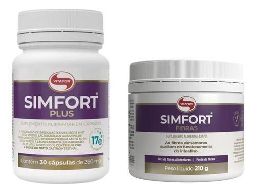 Imagem de Kit Simfot Fibras 210g + Simfort Plus Probiotico 30 Caps 