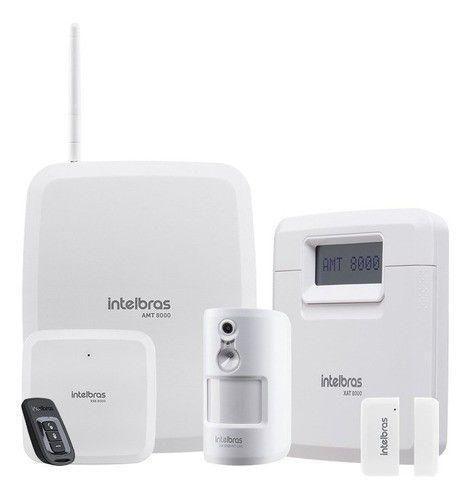 Kit Sistema de Alarme s/ Fio Contra Roubo AMT 8000 Intelbras Menor preço em Kit Sistema de Alarme s/ Fio Contra Roubo AMT 8000 Intelbras