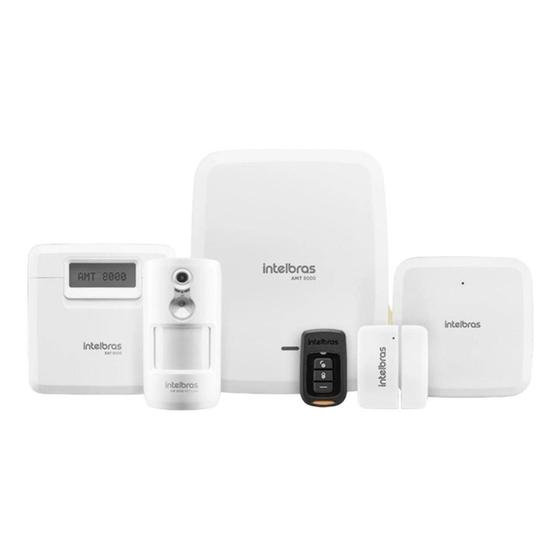 Kit Sistema De Alarme Sem Fio Wifi Amt 8000 Intelbras Alarme