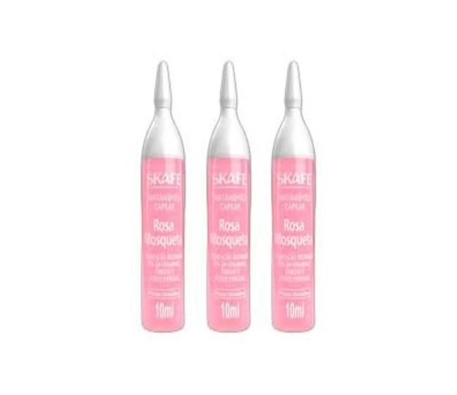 Imagem de Kit Skafe - Ampola Rosa Mosqueta 10 ml - 3 Unidades