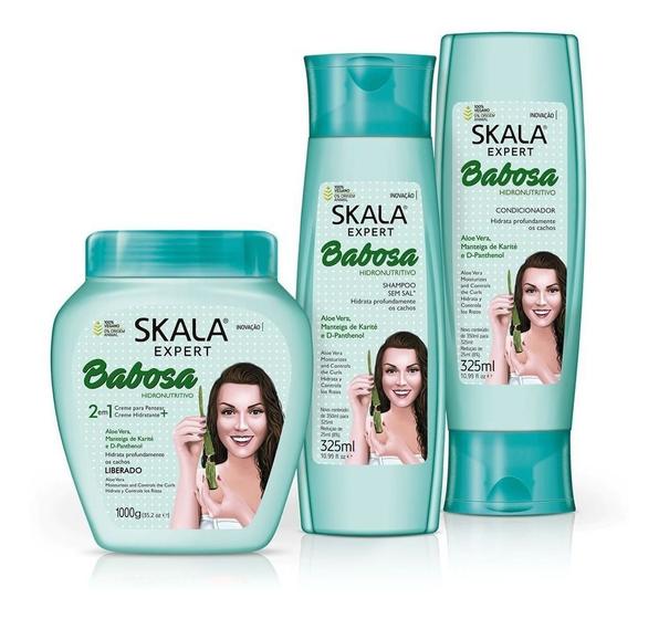 Imagem de Kit Skala Babosa Shampoo + Condicionador + Creme 2em1