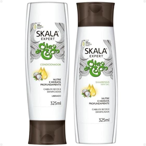 Imagem de Kit Skala Coco: Shampoo e Condicionador 325ml 