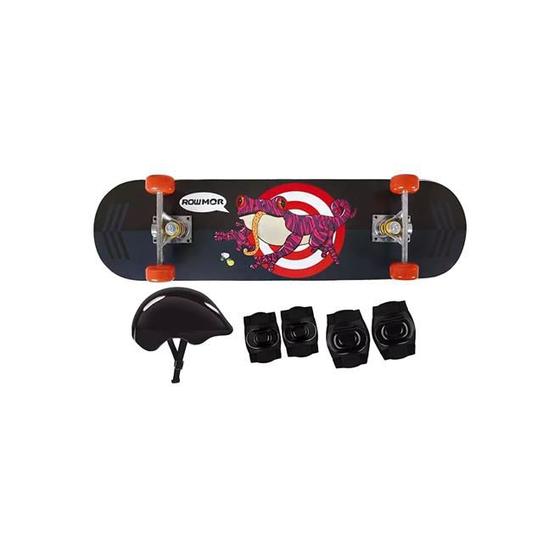 Menor preço em Kit Skate Infantil Sapo Com Acessórios De Segurança 40600201 Mor