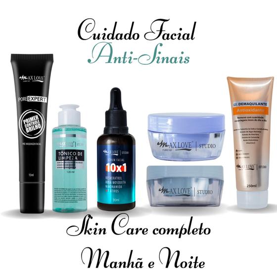 Kit Skin Care Limpeza Pele Profissional Completo Max Love Max Love