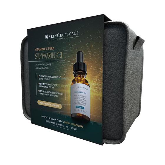 Kit SkinCeuticals Vitamina C Sérum Facial AntiOleosidade Silymarin