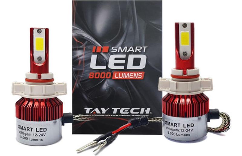 Imagem de Kit Smart Led Tay Tech H16 6000k 8000 lumens