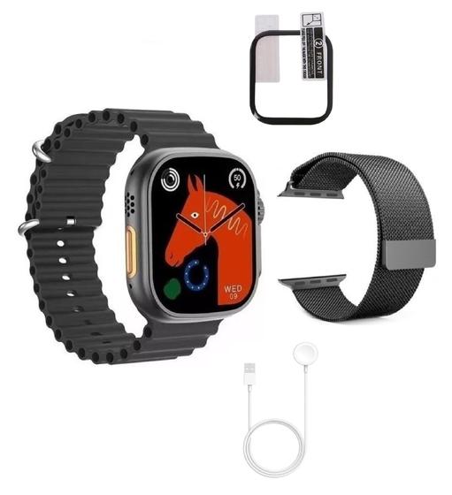 Kit Smart Watch Relógio Inteligente W68 Mini Android iOS Bluetooth Serie 8 Original C/Nf - W68 Ultra Mini Imagem de Kit Smart Watch Relógio Inteligente W68 Mini Android iOS Bluetooth Serie 8 Original C/Nf