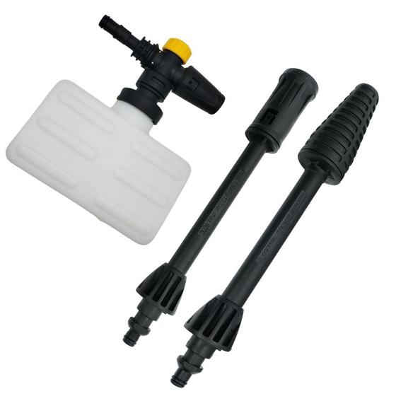 Imagem de Kit Snow Foam Bico Leque e Turbo Compatível com Lavajato Tramontina Master 1500psi 1200W 42546/012