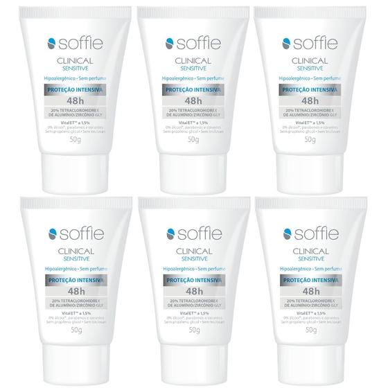 Imagem de Kit Soffie CLINICAL Sensitive - 6 unidades