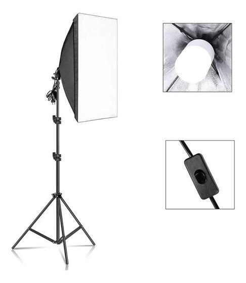 Imagem de Kit Soft Box Estúdio Luz Continua E27