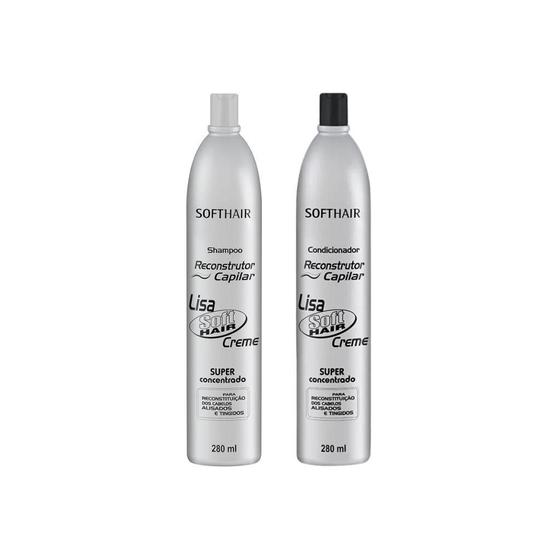 Imagem de Kit Soft Hair Reconstrutor Lisa Creme Sh+Cd 280Ml