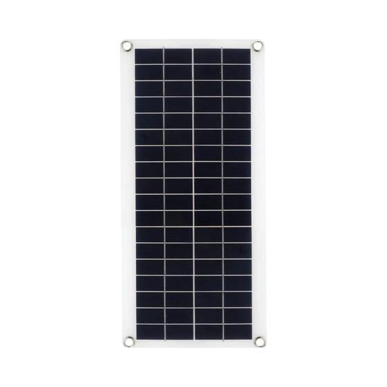 Imagem de Kit Solar 30W 12V com Painel, Saída USB Dupla e Controlador 20A/30A/40A/50A para Carro, Iate e Barco