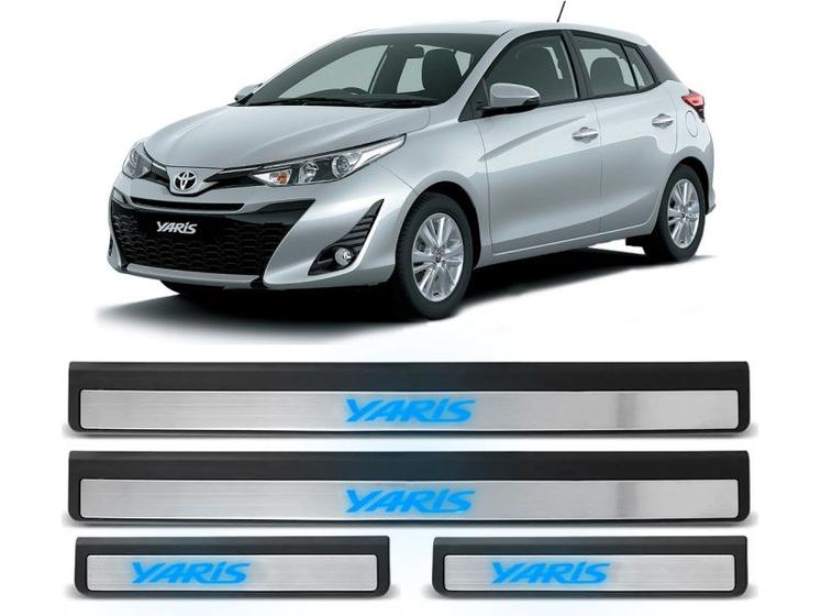 Imagem de Kit Soleira Com Led De Porta Toyota Yaris