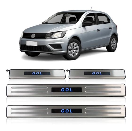 Imagem de Kit Soleira Com LED De Porta VW Gol G7