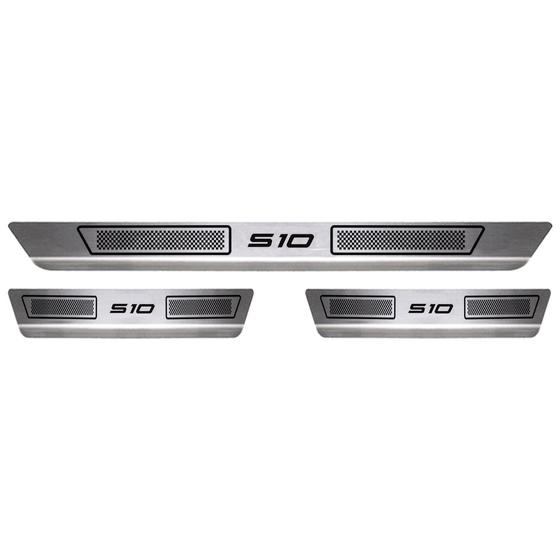 Kit Soleira Porta De Aço Inox Chevrolet S10 S-10 Todas Menor preço em Kit Soleira Porta De Aço Inox Chevrolet S10 S-10 Todas