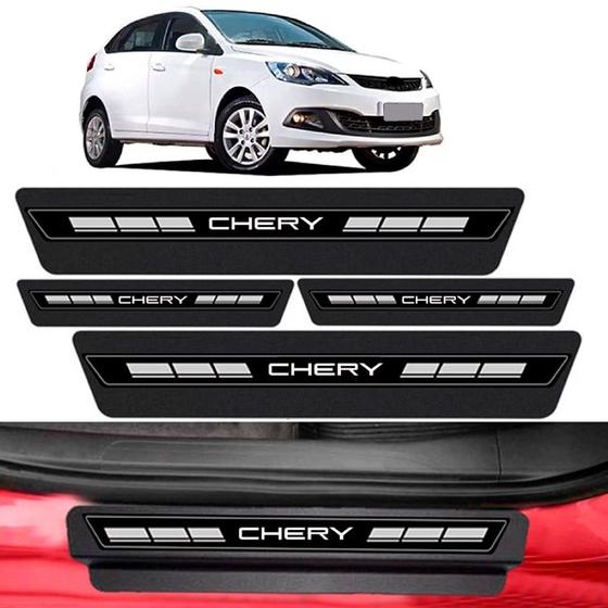 Imagem de Kit Soleira Porta Top Premium Carros Chery Todos anos