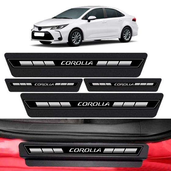 Imagem de Kit Soleira Porta Top Premium Toyota Corolla Todos anos