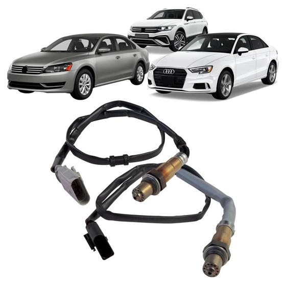 Imagem de Kit Sonda Lambda Golf Passat Tiguan A3 S3 TT 2.0 16v 220hp