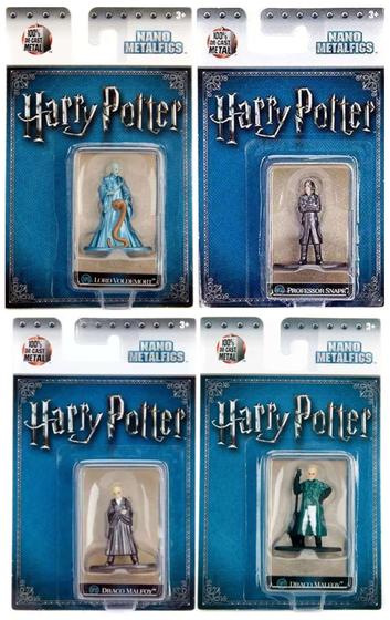 Imagem de Kit Sonserina Slytherin Harry Potter com 4 Miniaturas Nano