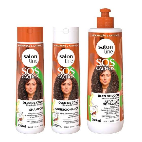 Imagem de Kit SOS Cachos Salon Line Coco Tratamento Profundo