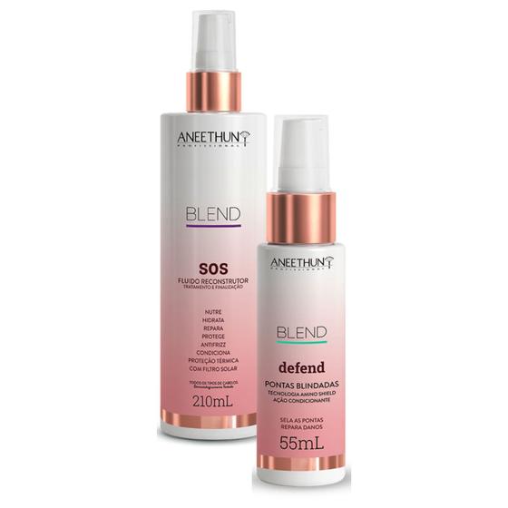 Imagem de Kit SOS Serum Defend Aneethun Blend System Reconstrutor