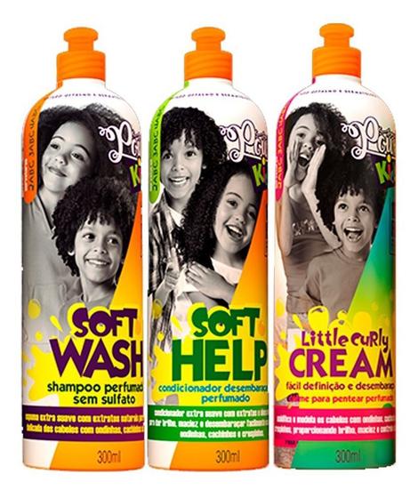 Imagem de Kit Soul Power Creme + Shampoo + Condicionador Kids Crianças